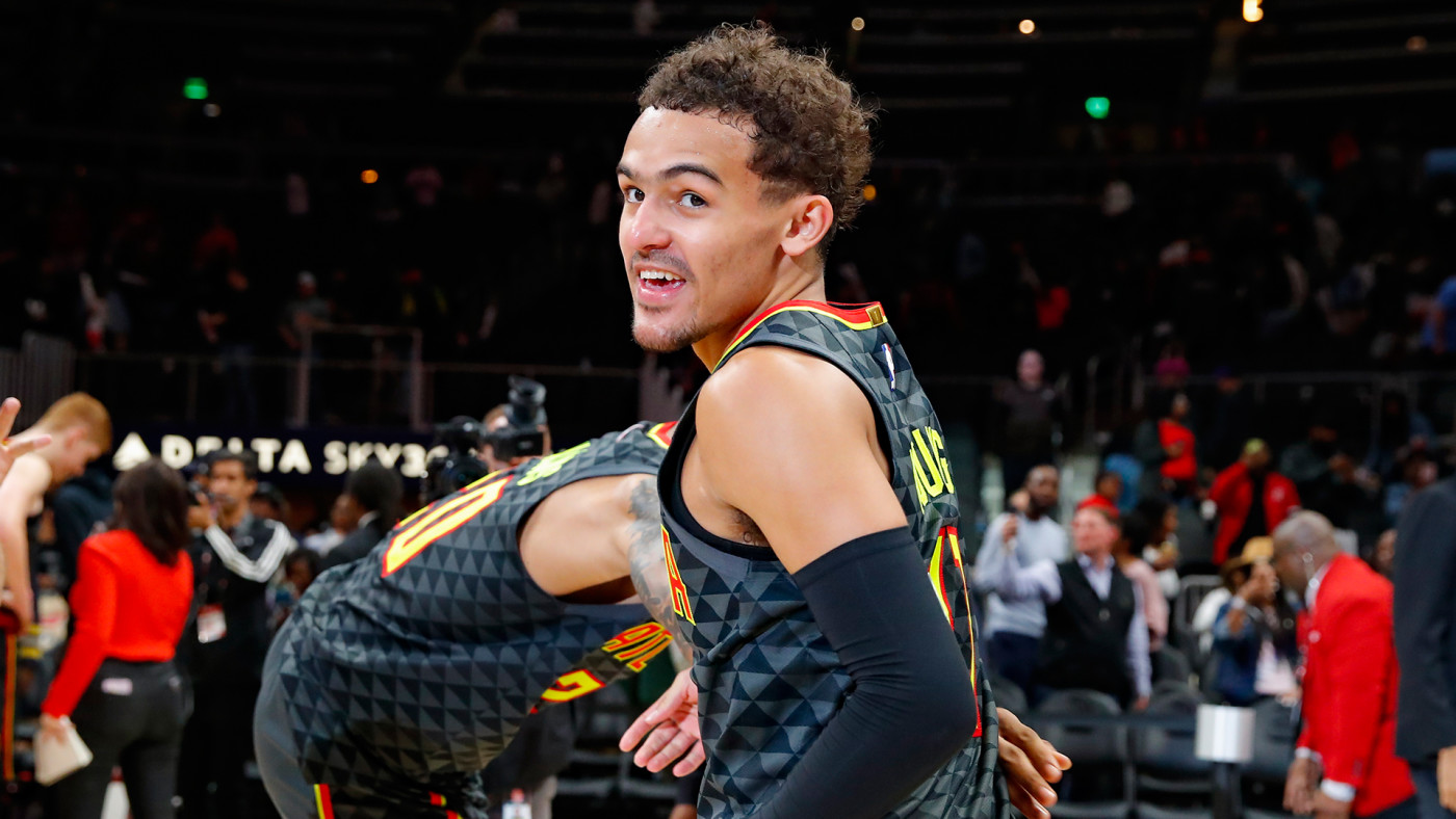 Trae Young Reacts to Viral Clip of Ex Getting Phone ...