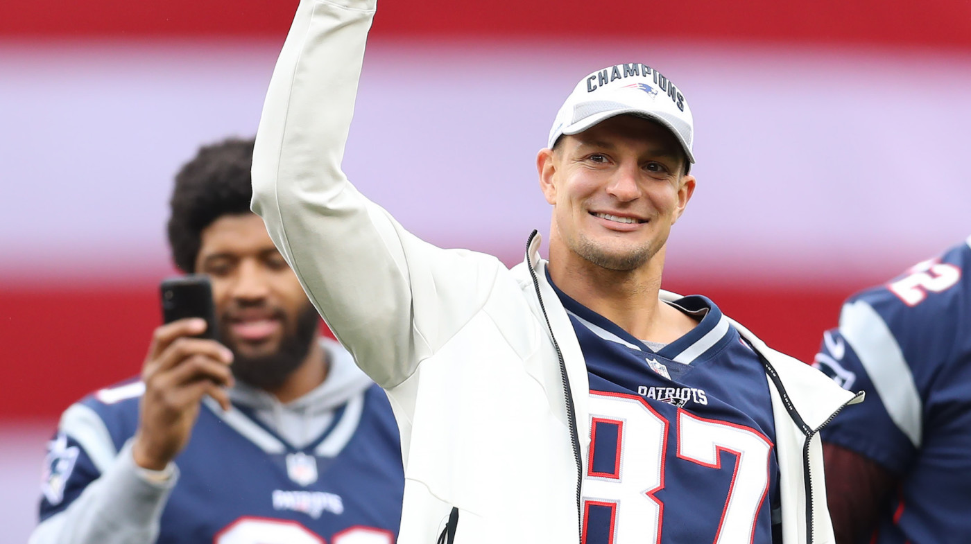 gronk in tampa bay uniform