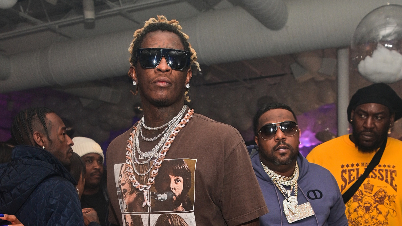 Young Thug attends Lil Baby's Ice Ball