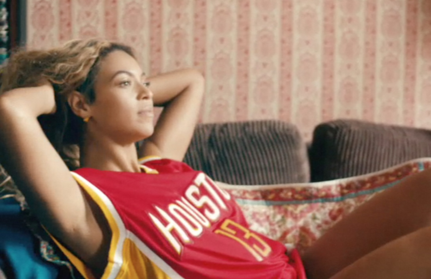 beyonce rockets jersey