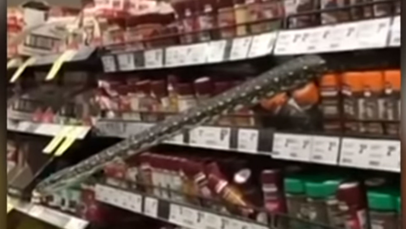 10 Foot Long Python Surprises Shopper At Australian Supermarket Complex