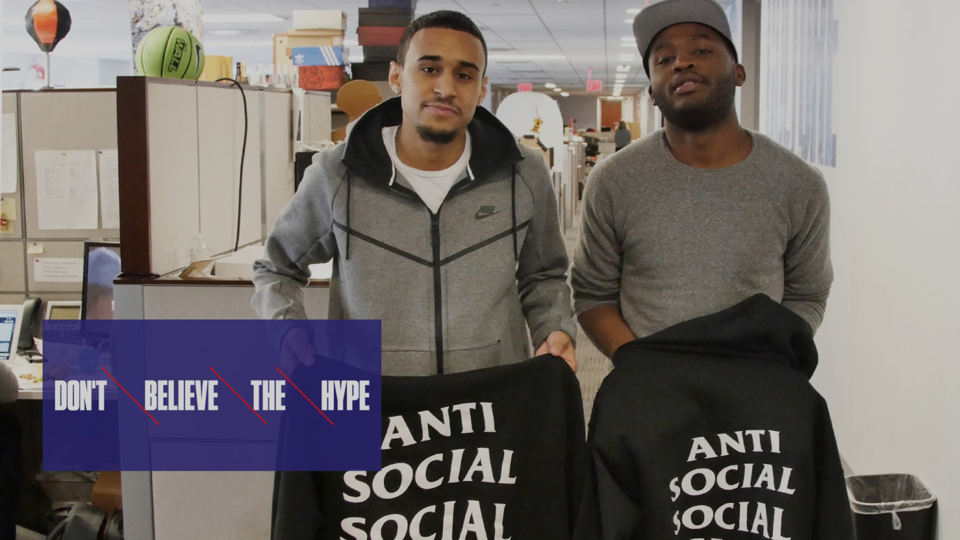 fake anti social club hoodie