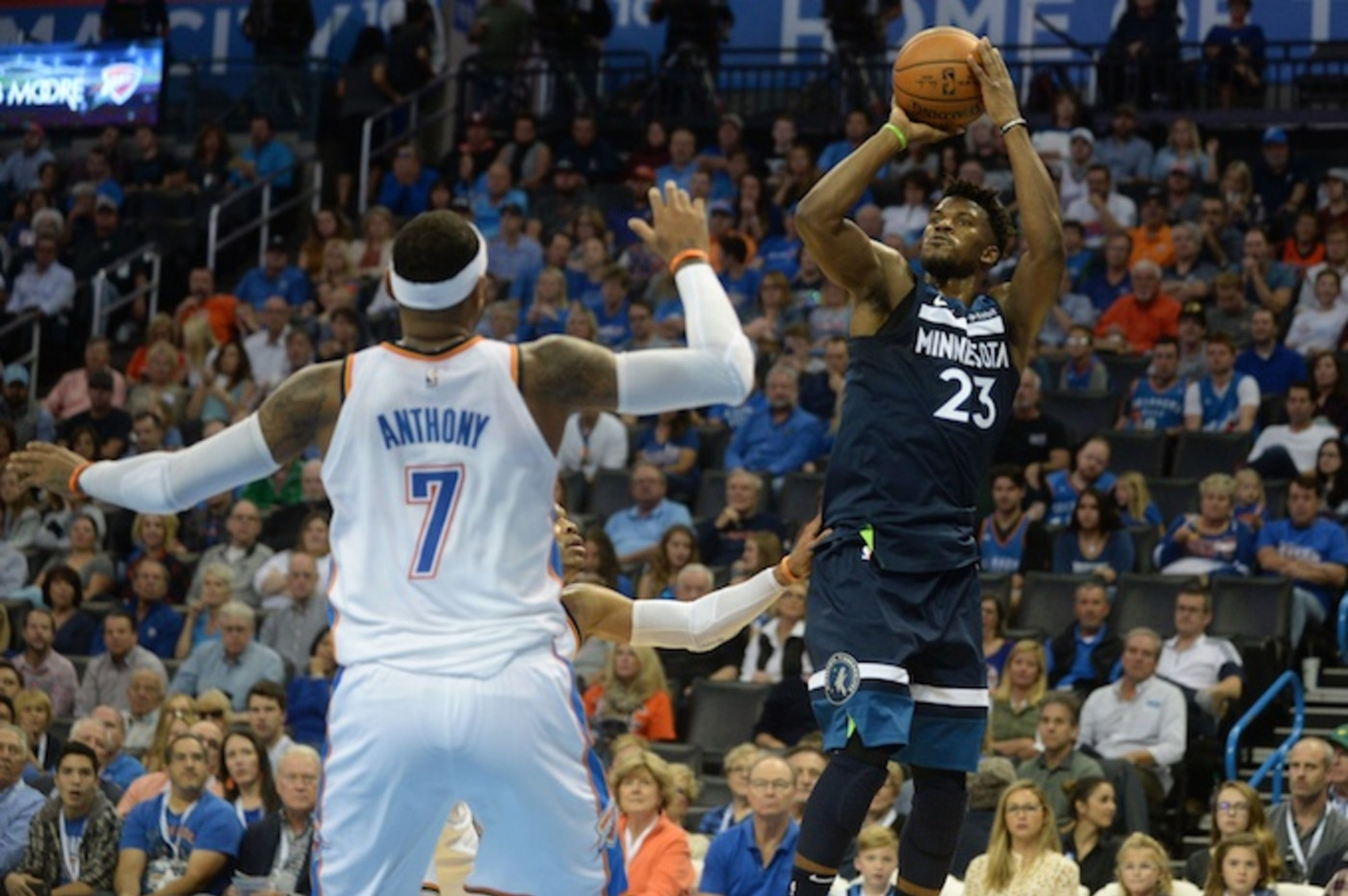 Jimmy Butler Clowns Carmelo Anthony For Celebrating Syracuse S Ncaa Tournament Win Complex