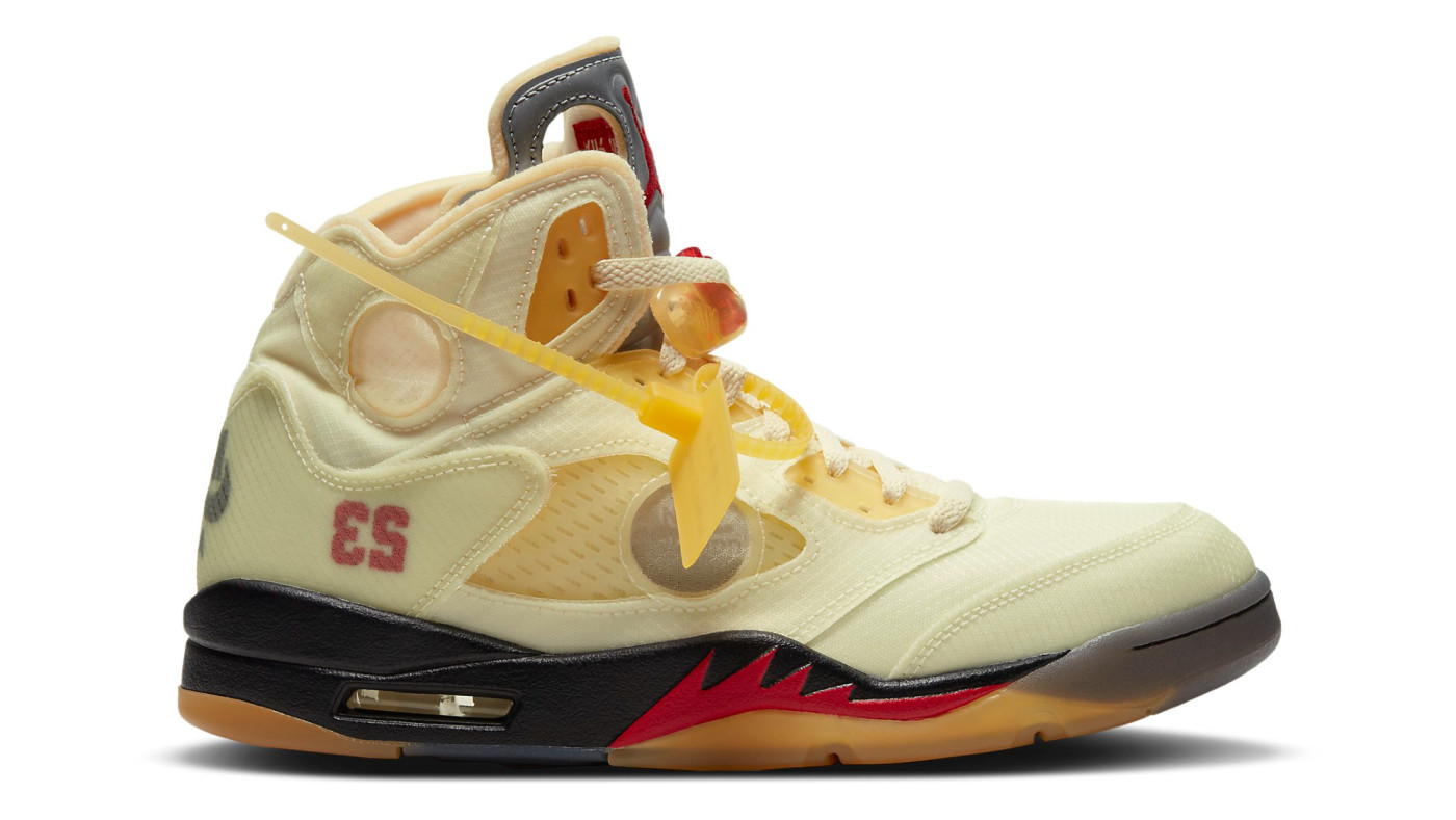 clear jordans spongebob