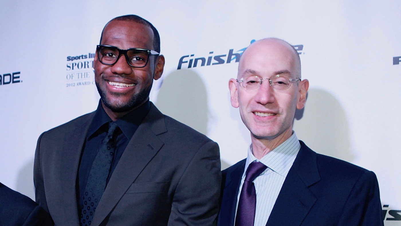 lebron james adam silver