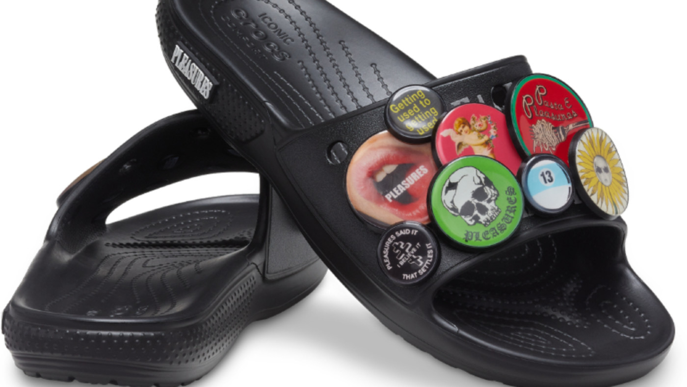 Crocs x pleasures clearance