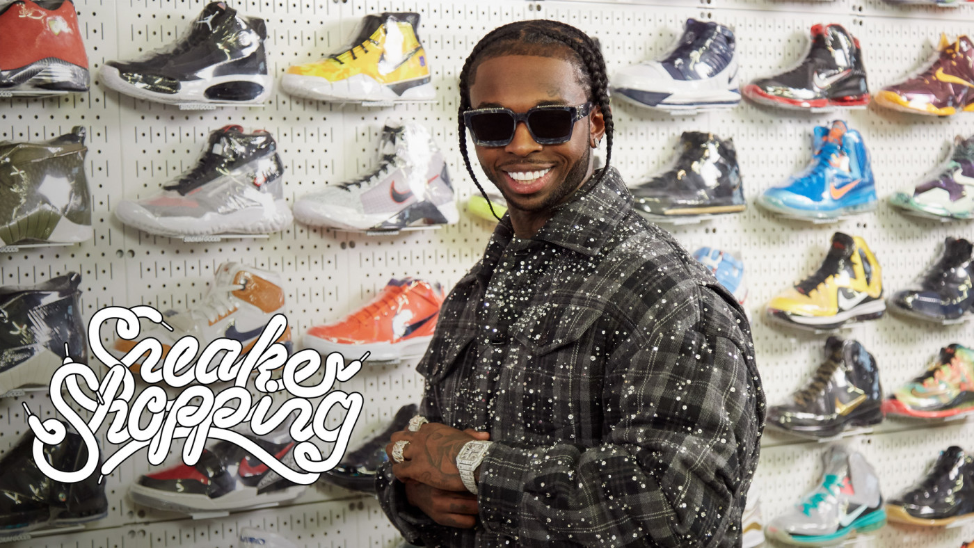 Pop smoke goes sneaker shopping clearance