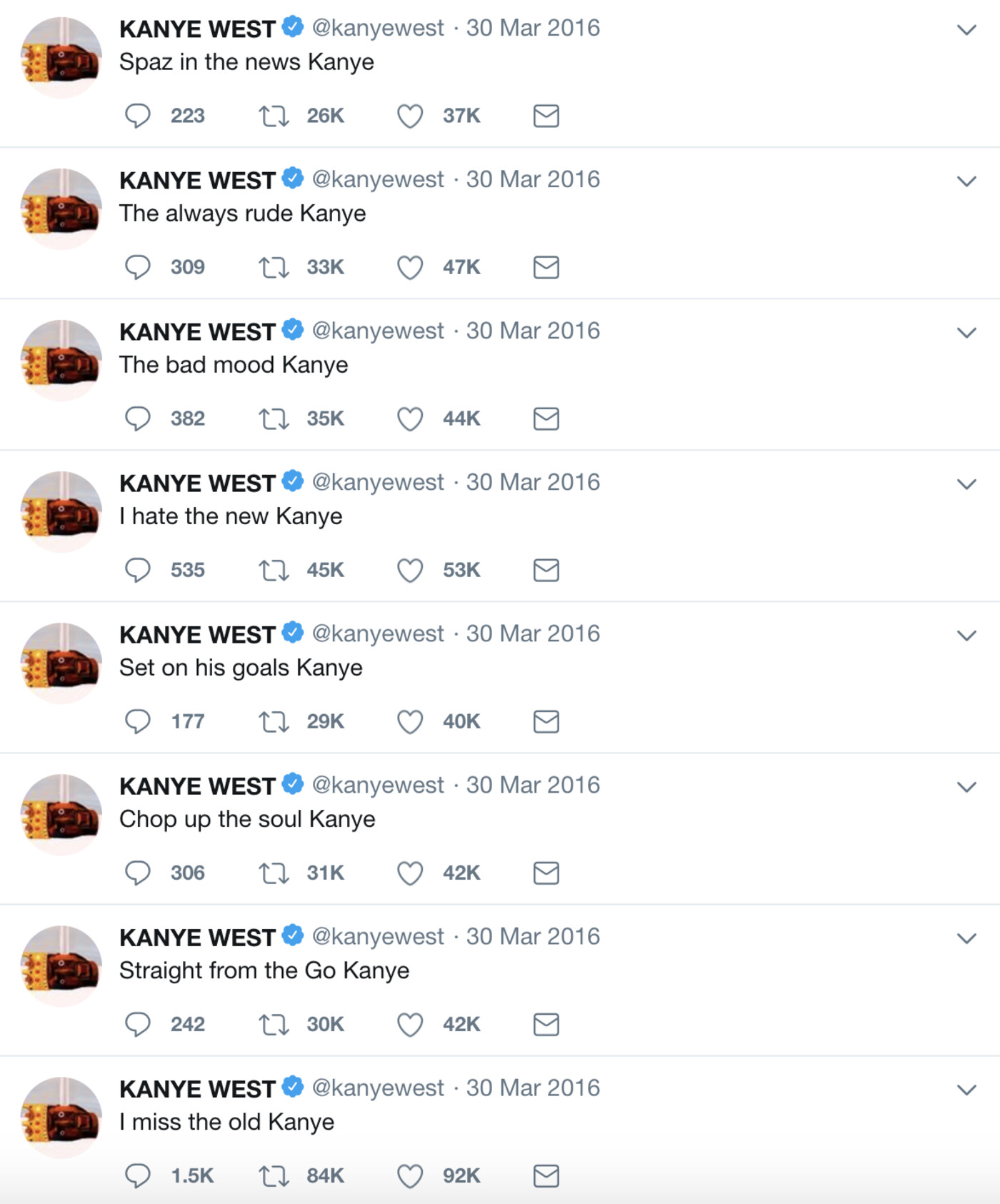 We Saved Some Classic Kanye West Tweets Before He Just Deleted Them Forever Complex