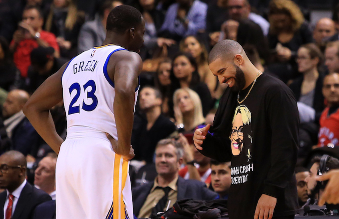 Draymond Green Rocks Ovo Gear In Toronto After Game 1 Exchange