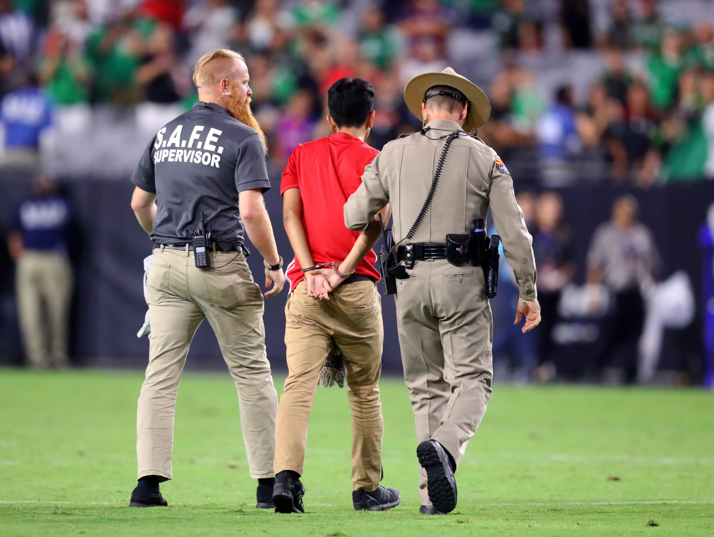 This Is What Happens When You Run Onto The Field At Sporting Event Complex