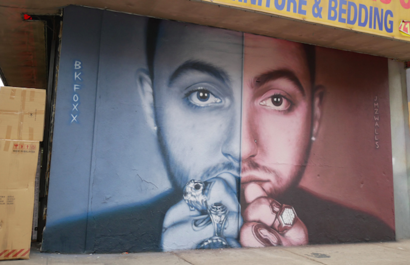 Mac Miller Tribute Mural Appears In Brooklyn Complex