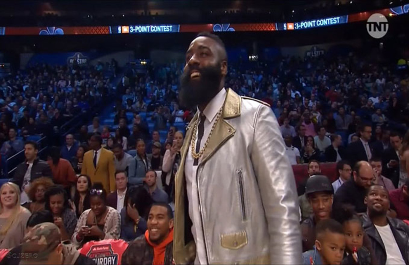 Twitter Absolutely Roasted James Harden’s Metallic AllStar Outfit