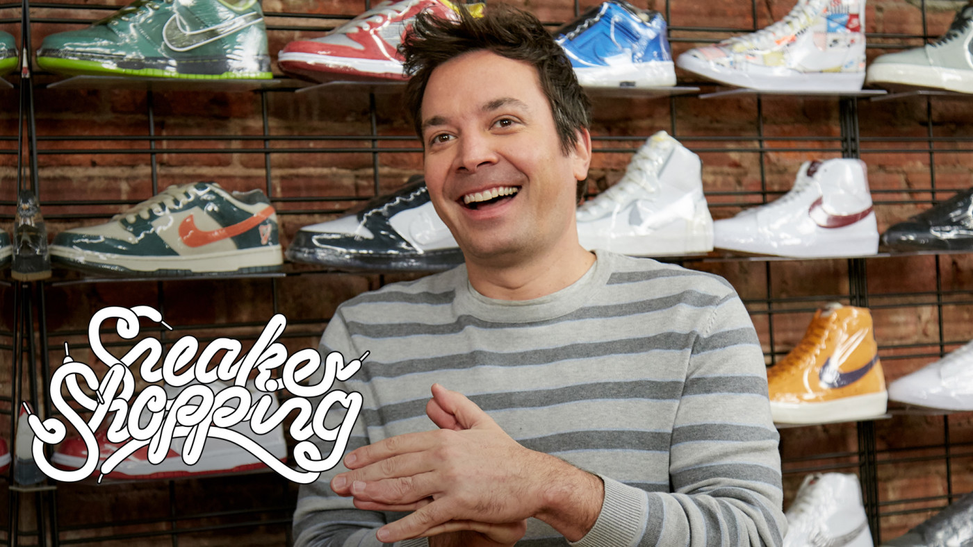 Jimmy Fallon Goes Sneaker Shopping With