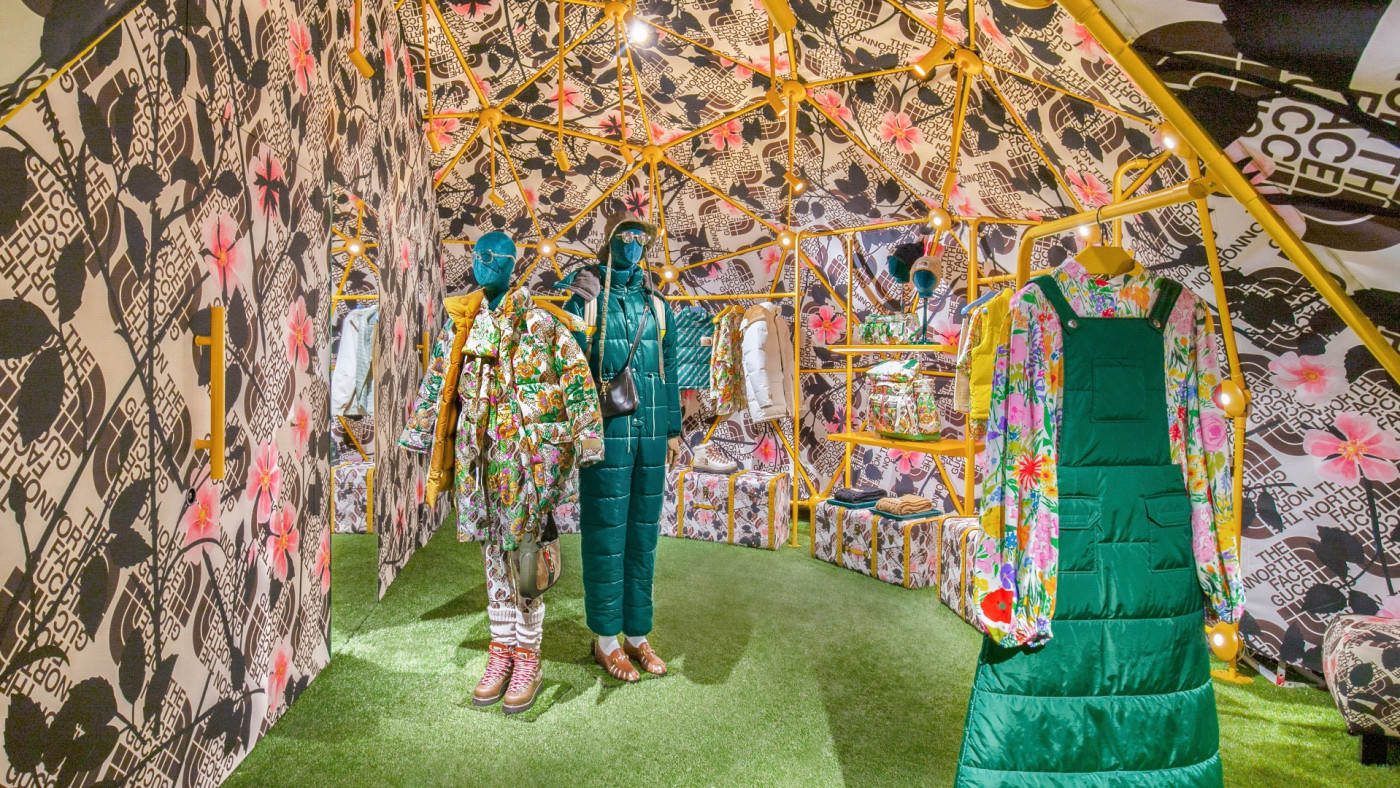 Gucci Announces Immersive Pin Locations Celebrating North Face Collection Complex