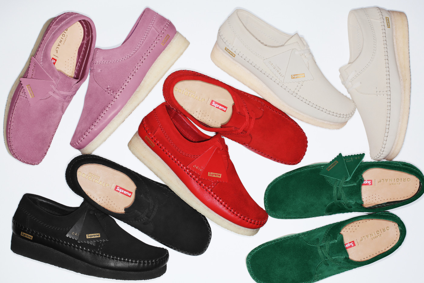 Clarks Originals Taps Supreme for Five Fresh Takes on the Weaver