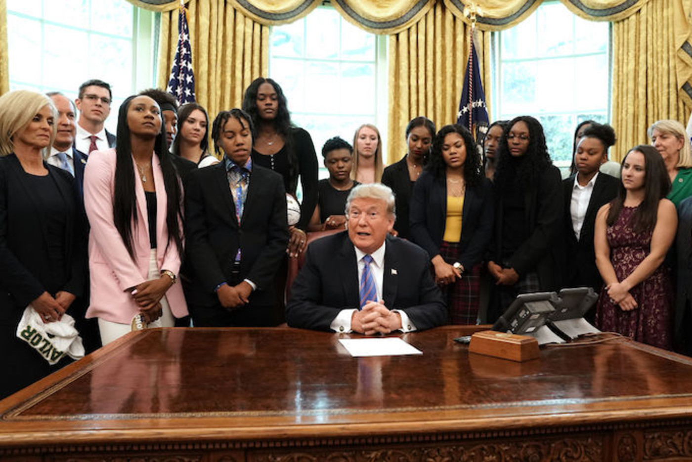 Donald Trump Served Another Fast Food Spread To A Championship Team Complex