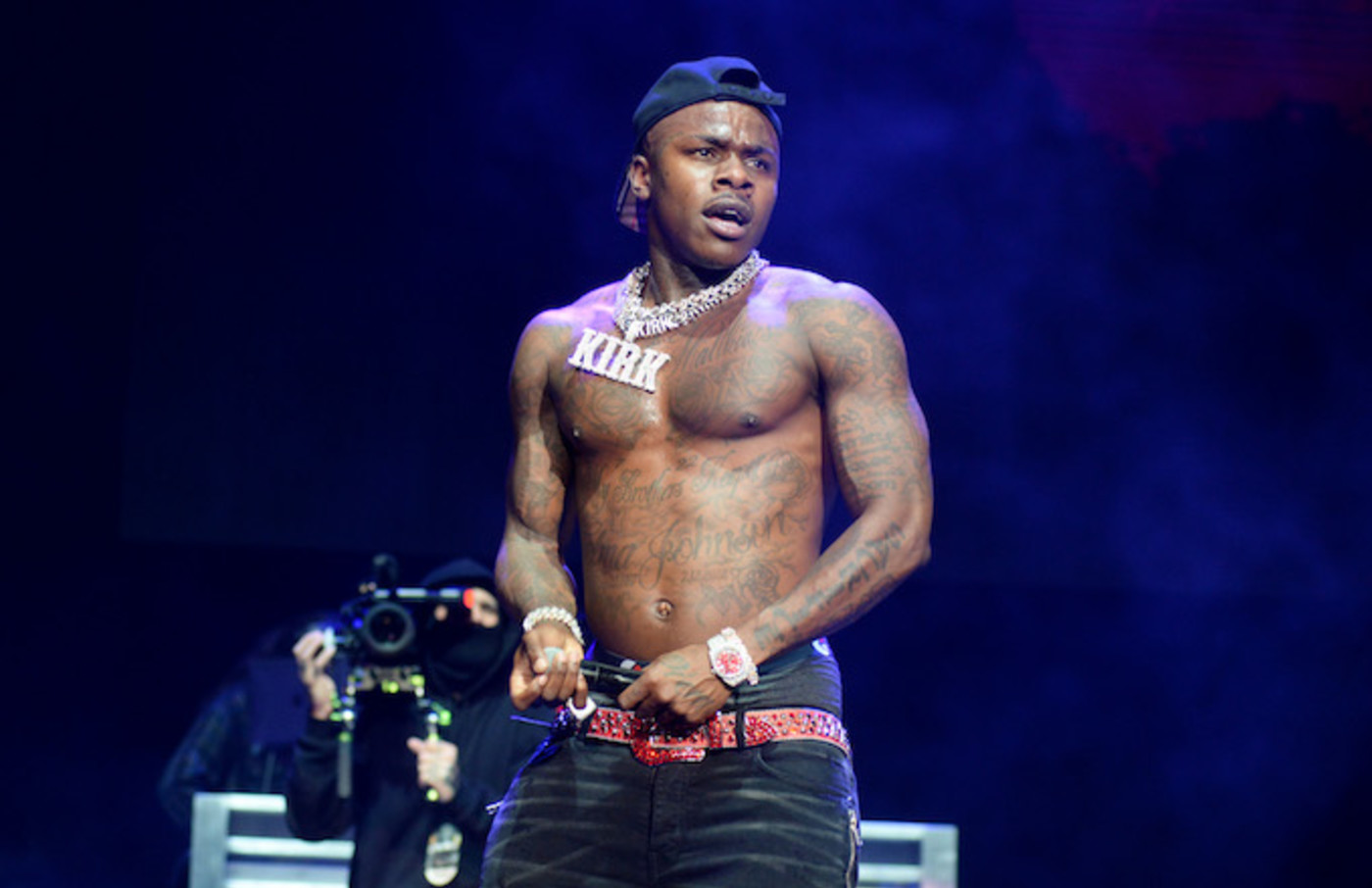 DaBaby Performs for Charlotte Fans Over FaceTime After Missing Hometown Show | Complex