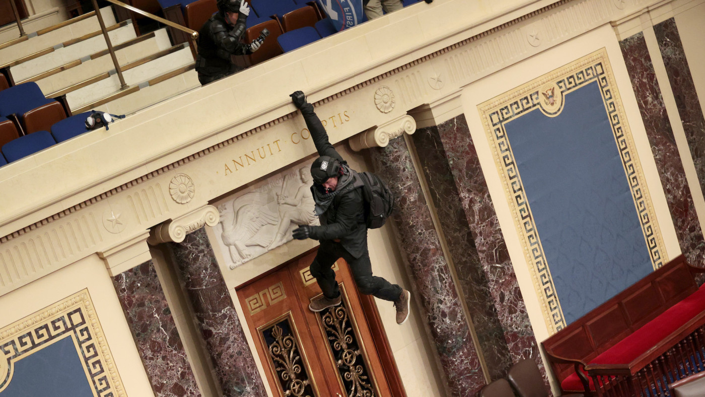 Capitol Rioter Photographed Hanging From Senate Balcony Wants Forgiveness Complex Great savings free delivery / collection on many items. capitol rioter photographed hanging