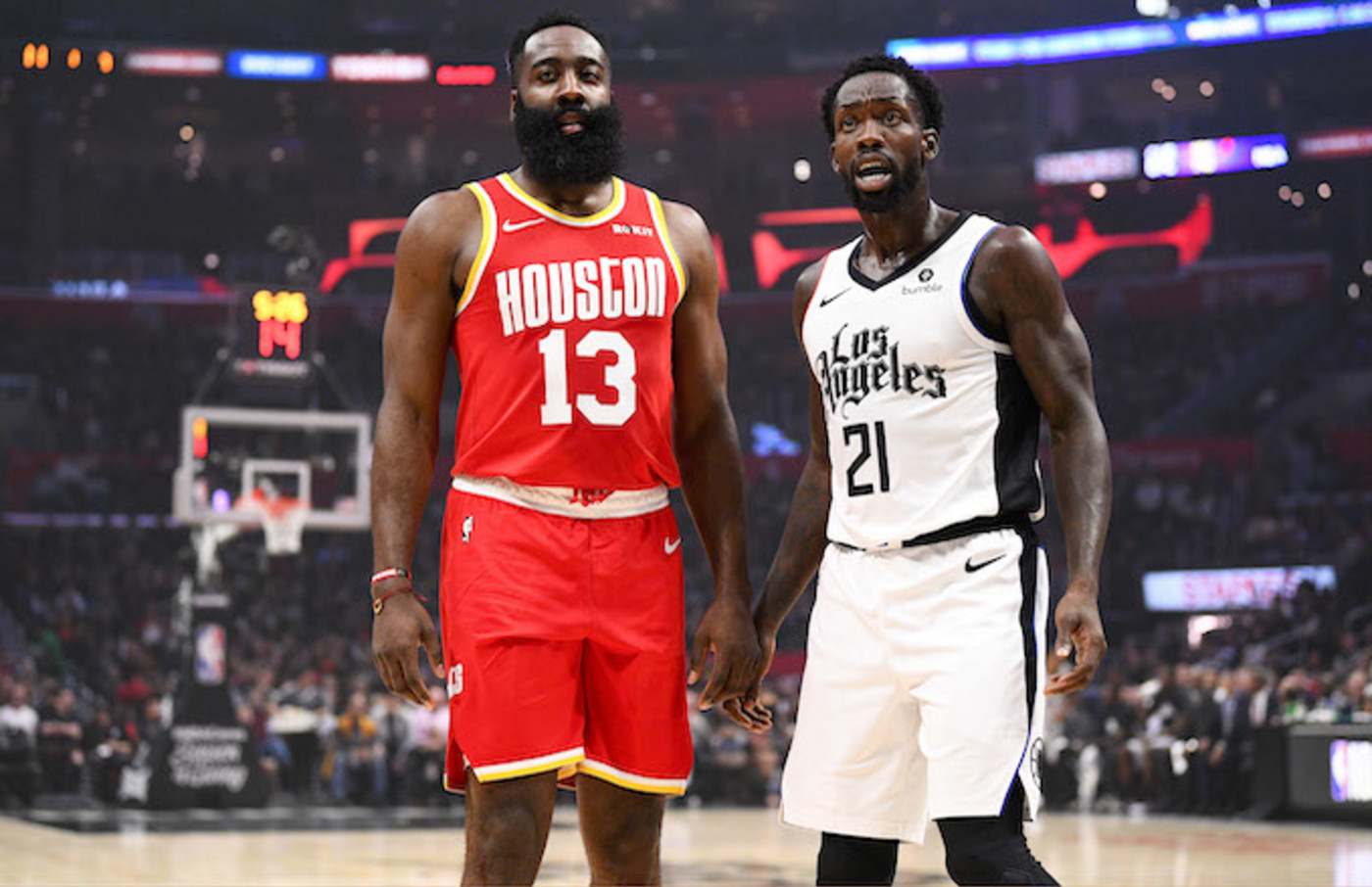 Patrick Beverley Fires Back When Fan Says They Ll Call James Harden Complex
