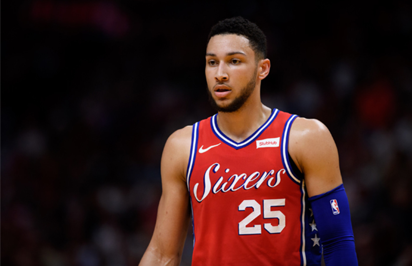 ben simmons red jersey