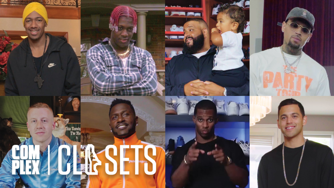 Dj Khaled Lil Yachty Chris Brown Macklemore And More Show Off Their Sneaker Collections On Complex Closets Complex