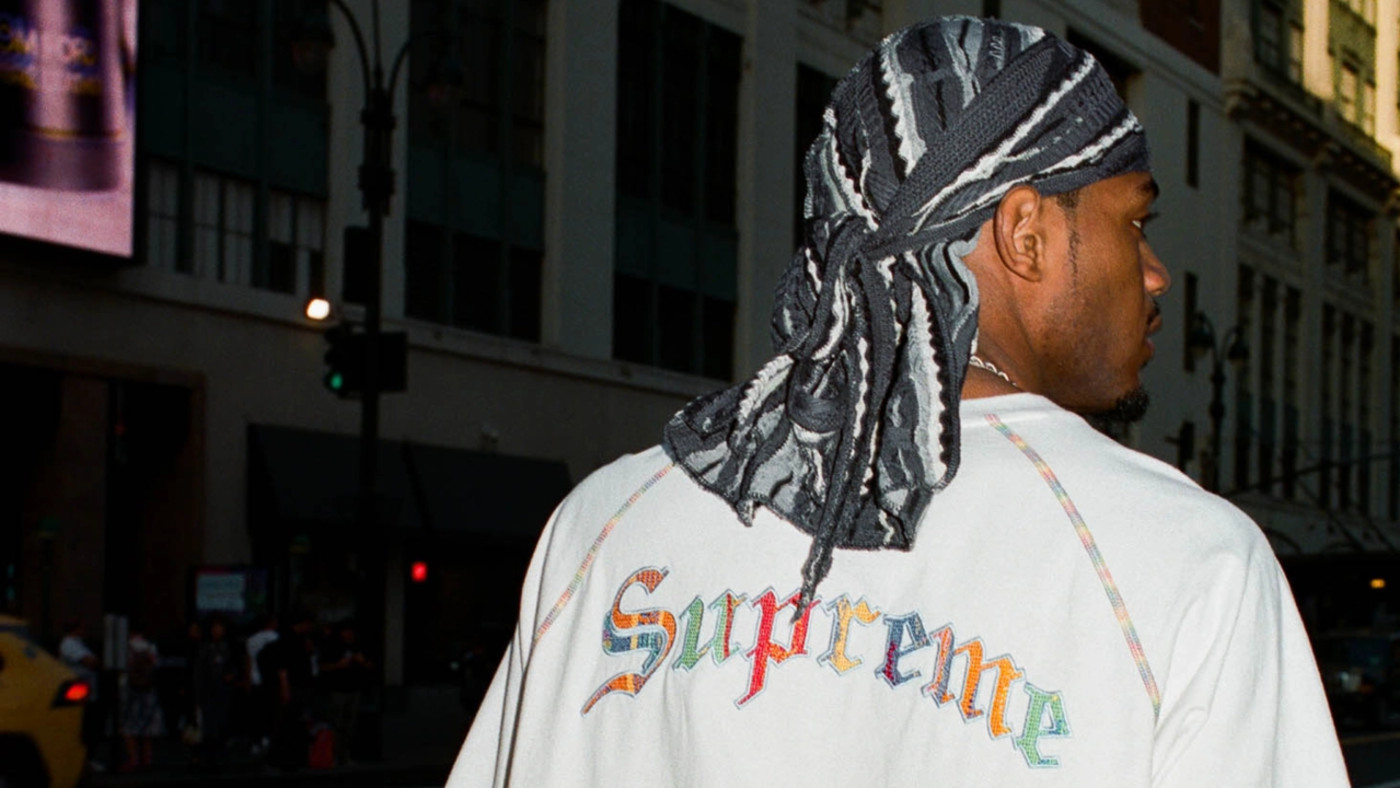 Black supreme durag sales