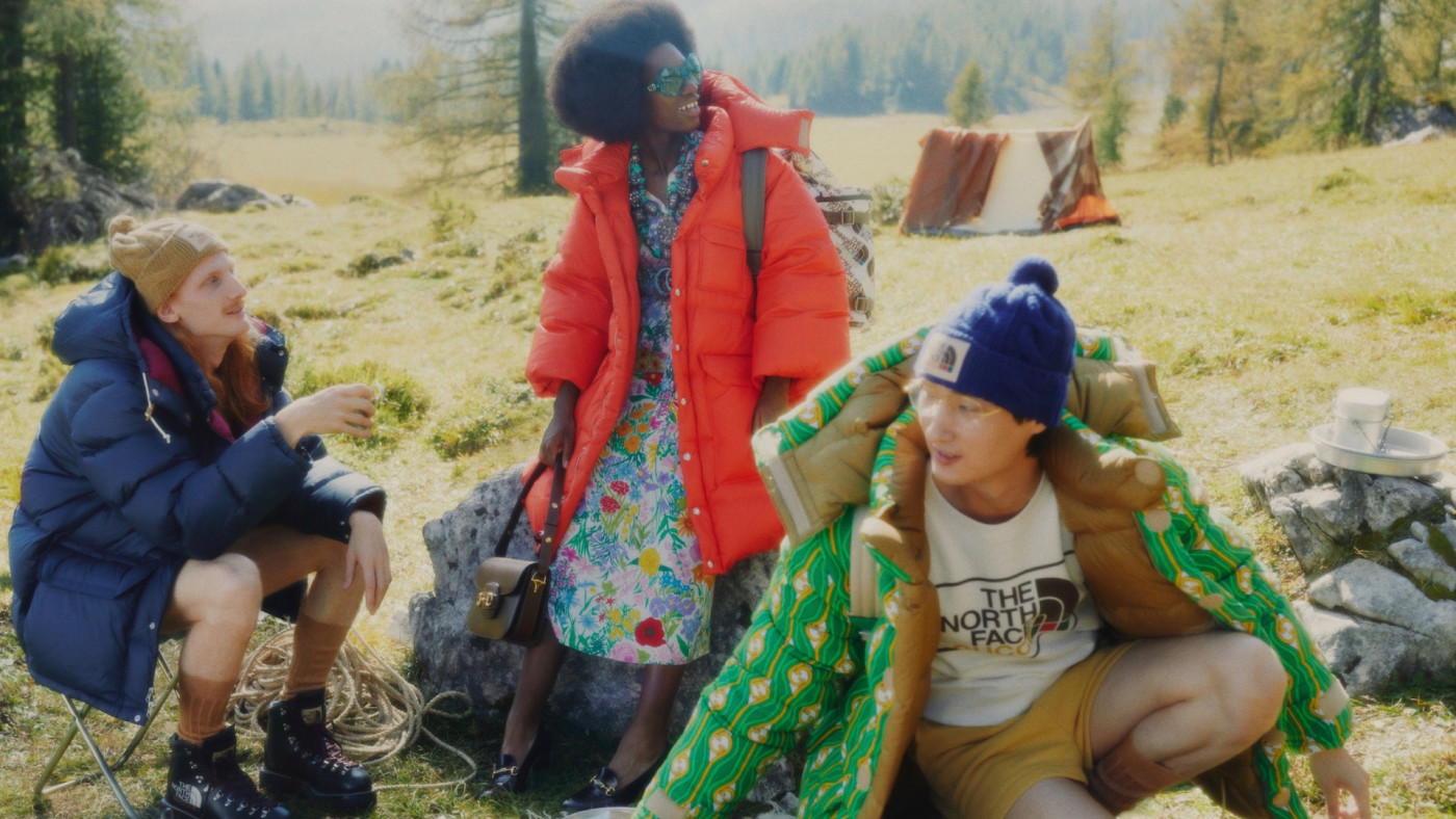 gucci the north face