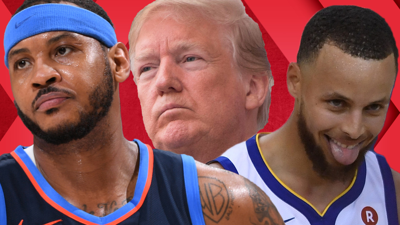Nba Stars Hate Steph Curry Trump Disinvites Eagles Carmelo