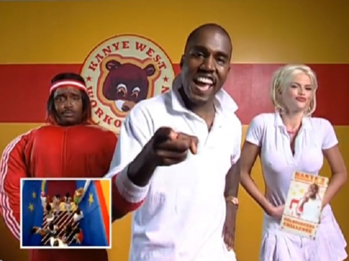 Remember That Time Anna Nicole Smith Was In Kanye West S The New Workout Plan Video Complex