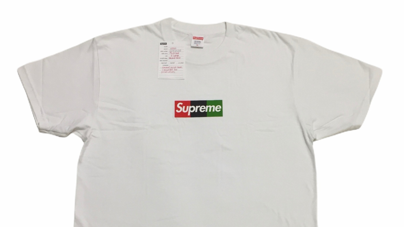 box supreme shirt