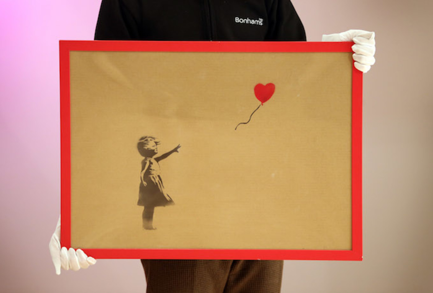 Banksy Destroys His Own Painting After Selling For More Than 1