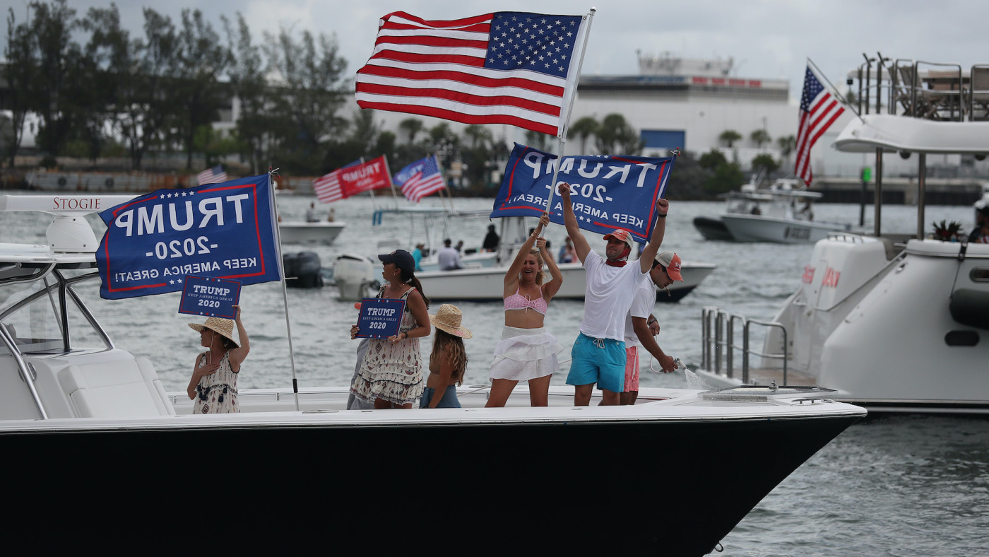 Several Boats Sink During Trump Boat Parade In Texas Complex
