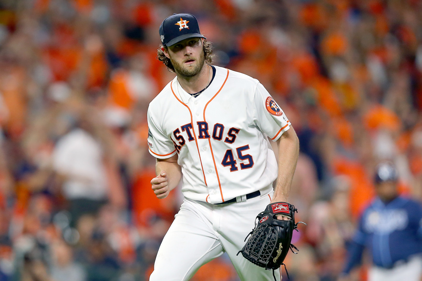 Two Women Behind Home Plate Flashed Astros Pitcher Gerrit ...