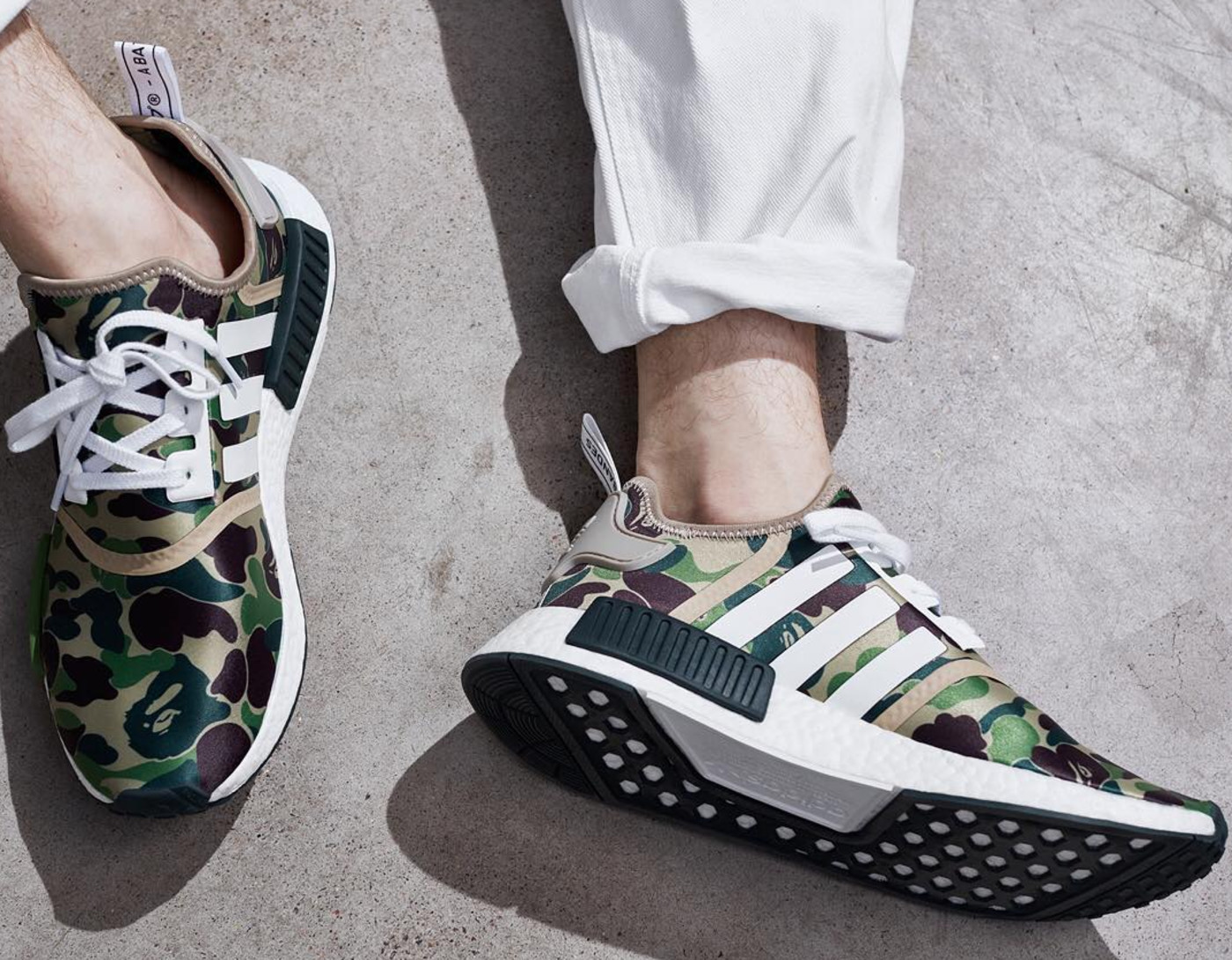 Bape nmd on feet clearance