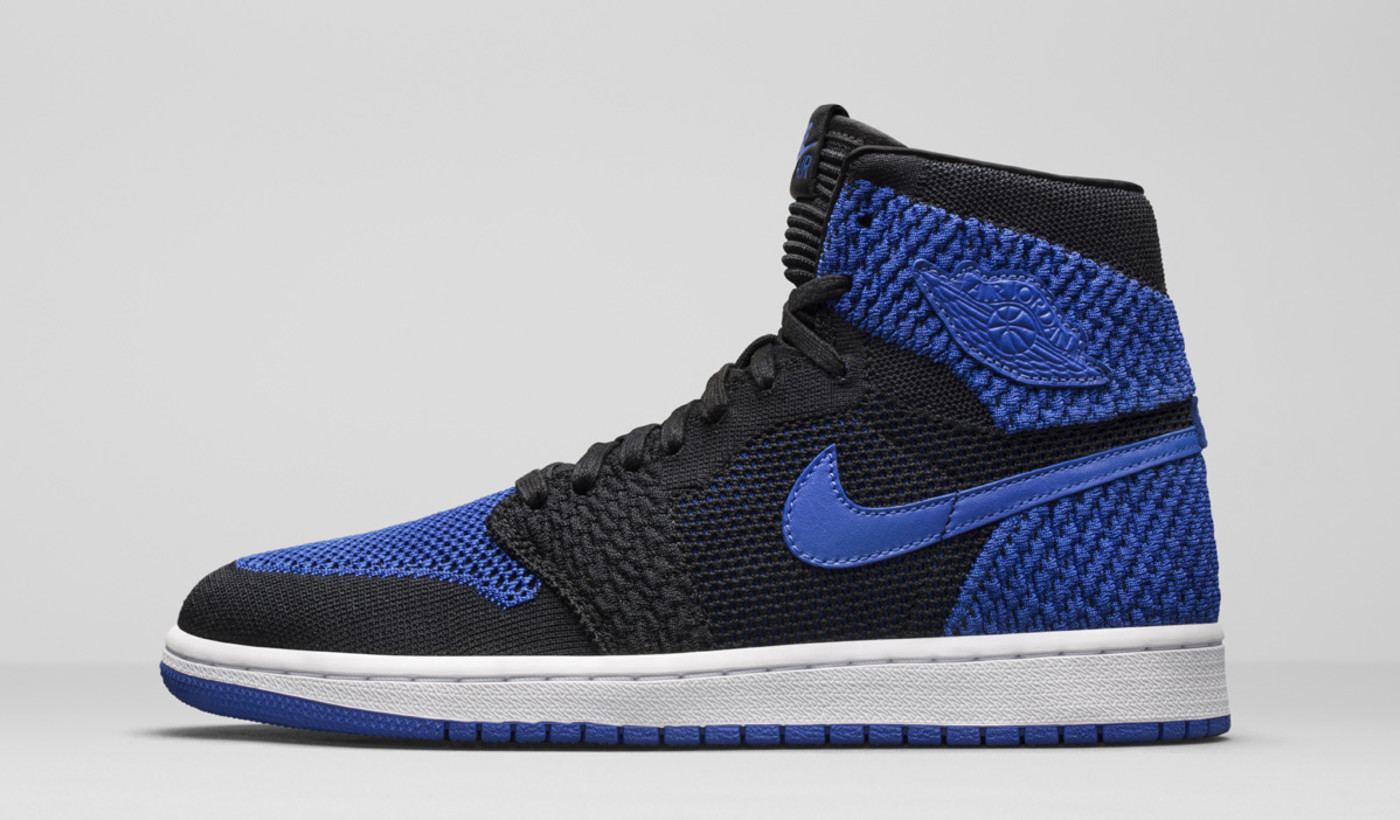 jordan 1 flyknit royal on feet