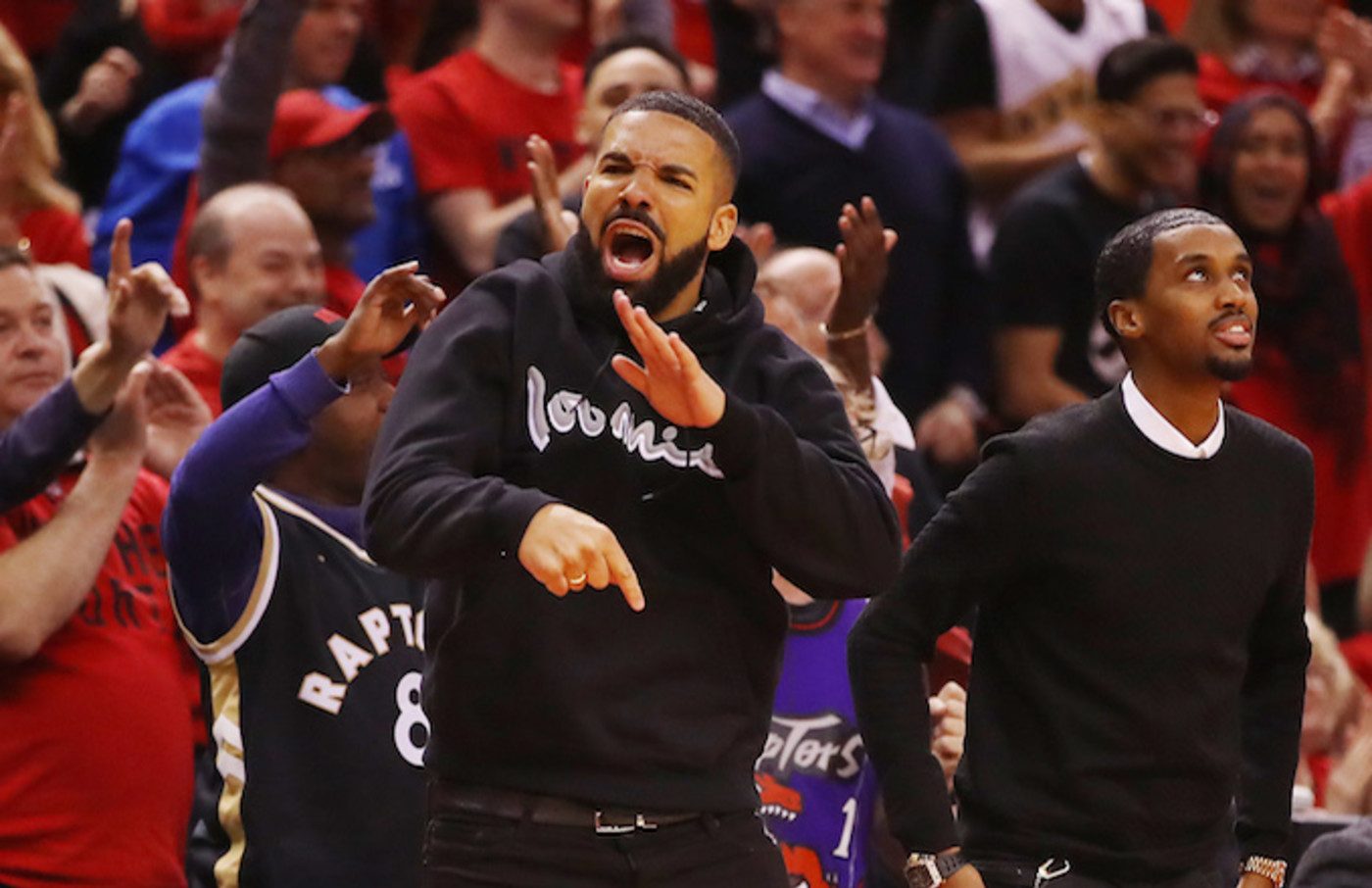 Drake Trolls Bucks Fan Gucci Mane Over Raptors Win Complex