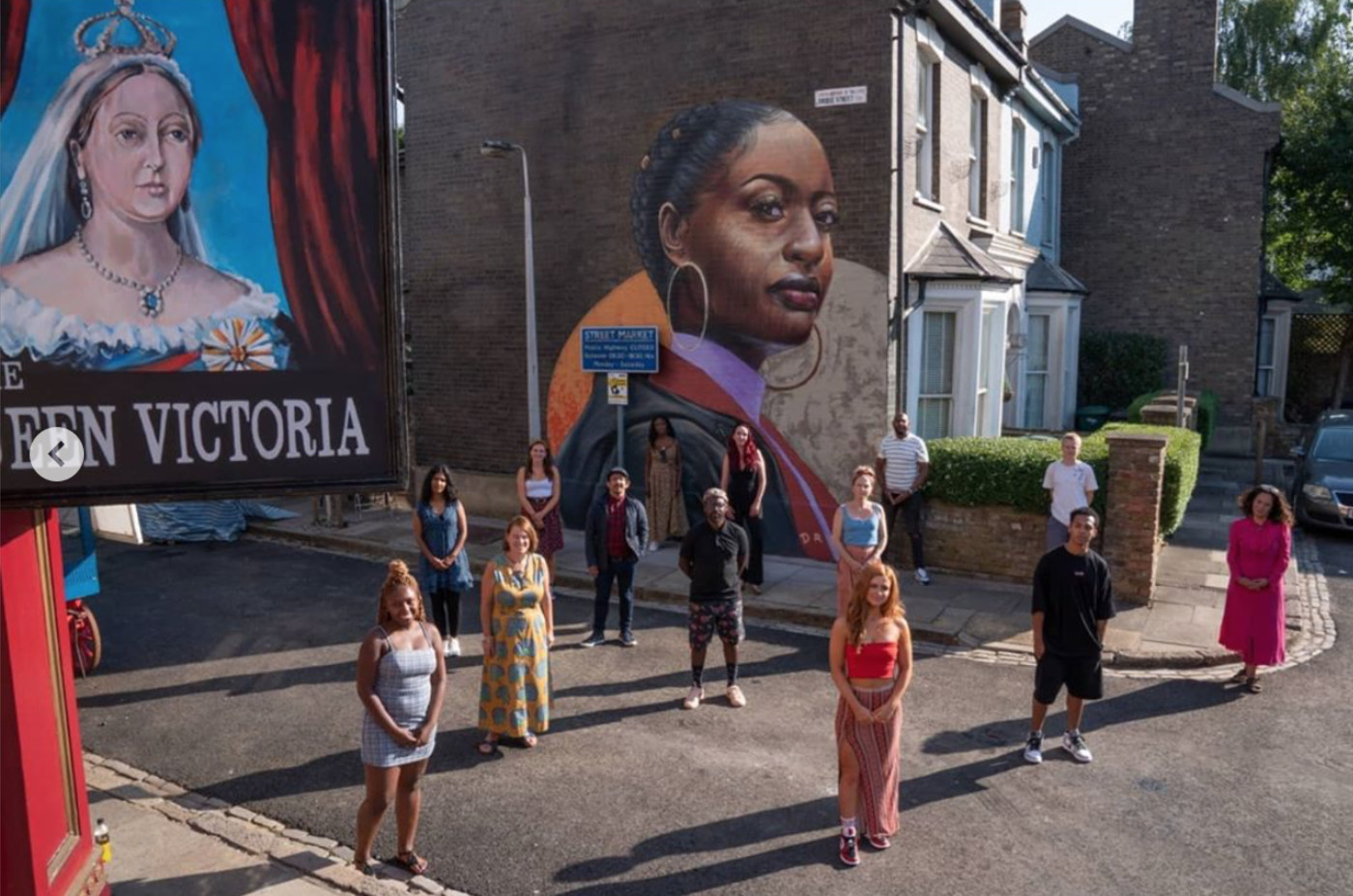 Eastenders Welcomes Mural Of Black Woman To Albert Square Complex