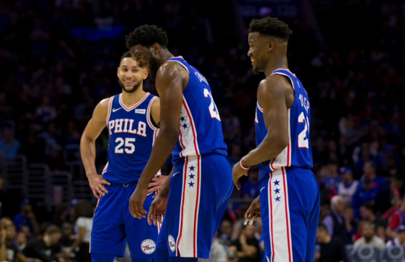Nets Not Happy With Embiid And Simmons Laughing At Jarrett Allen Getting Elbowed Complex