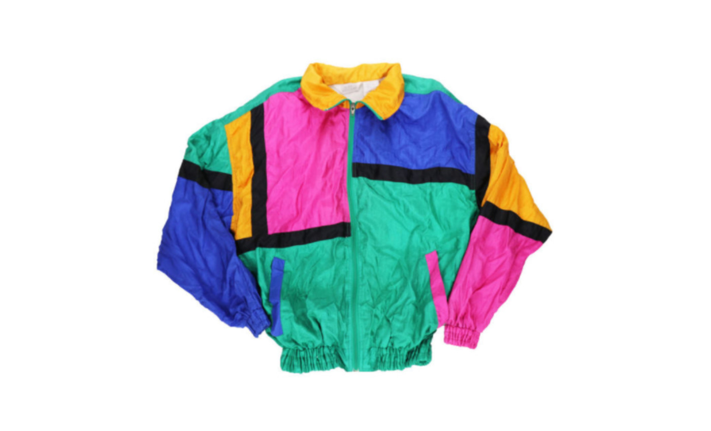 90s outfits with windbreakers