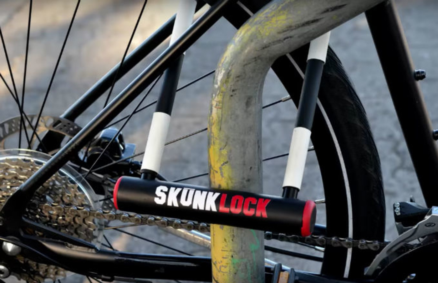 skunk bike lock