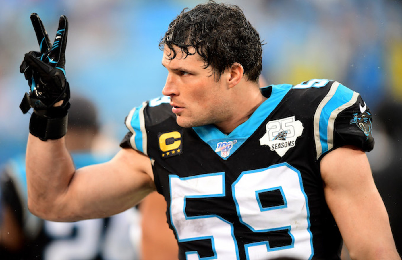luke kuechly away jersey