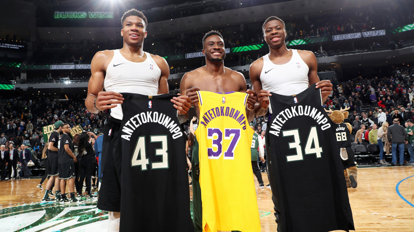 Giannis Says It Would Be 'Amazing' to Play With Brothers ...