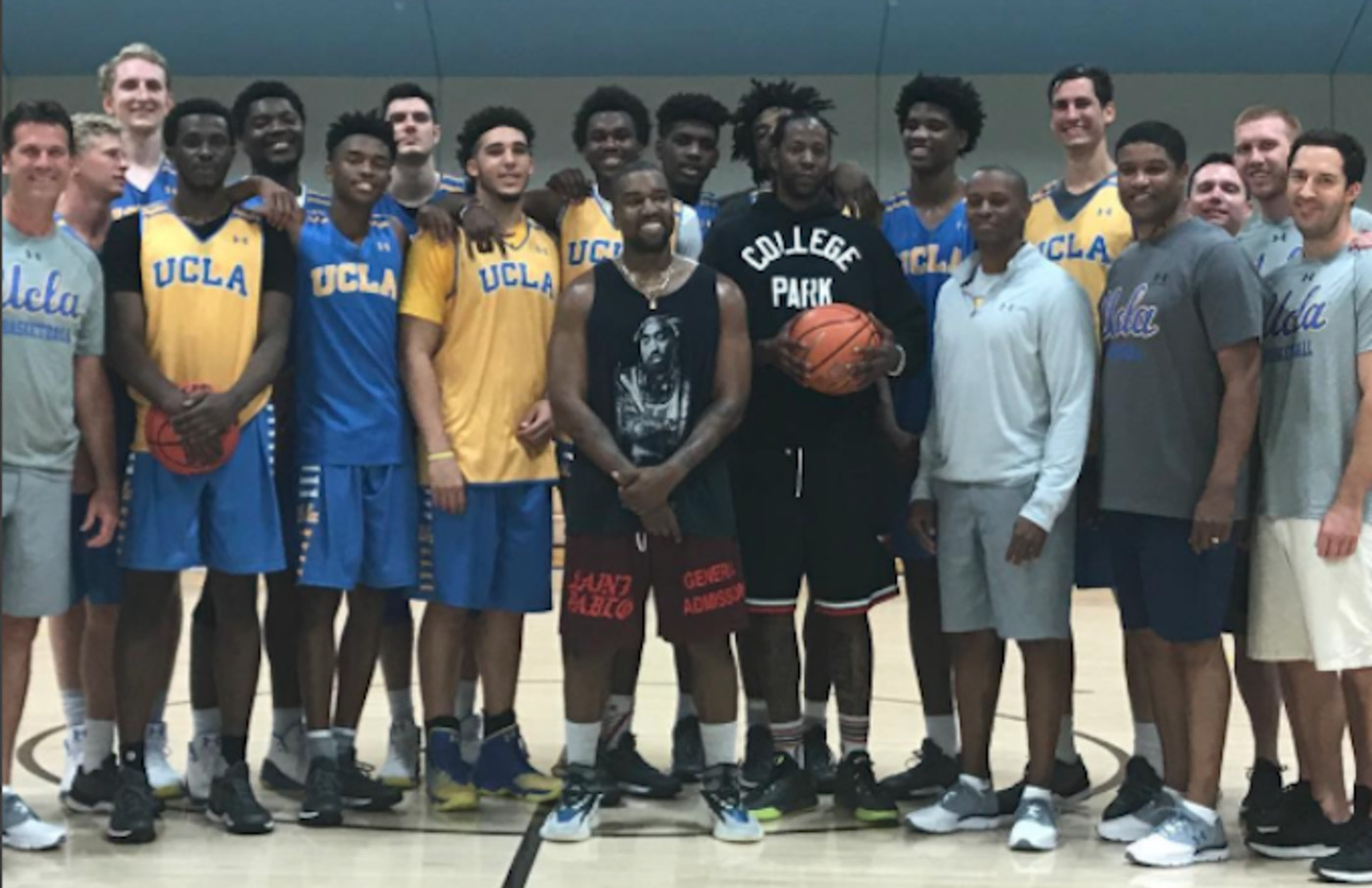 Kanye West and 2 Chainz Balled Out With the UCLA Bruins Basketball Team | Complex