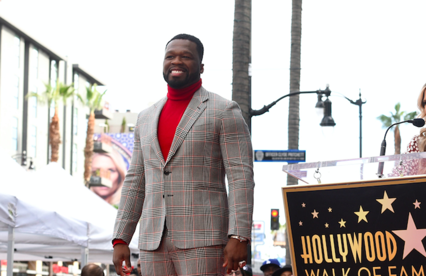 50 Cent S Hollywood Walk Of Fame Speech Included A Dig At Rock Band Evanescence Complex