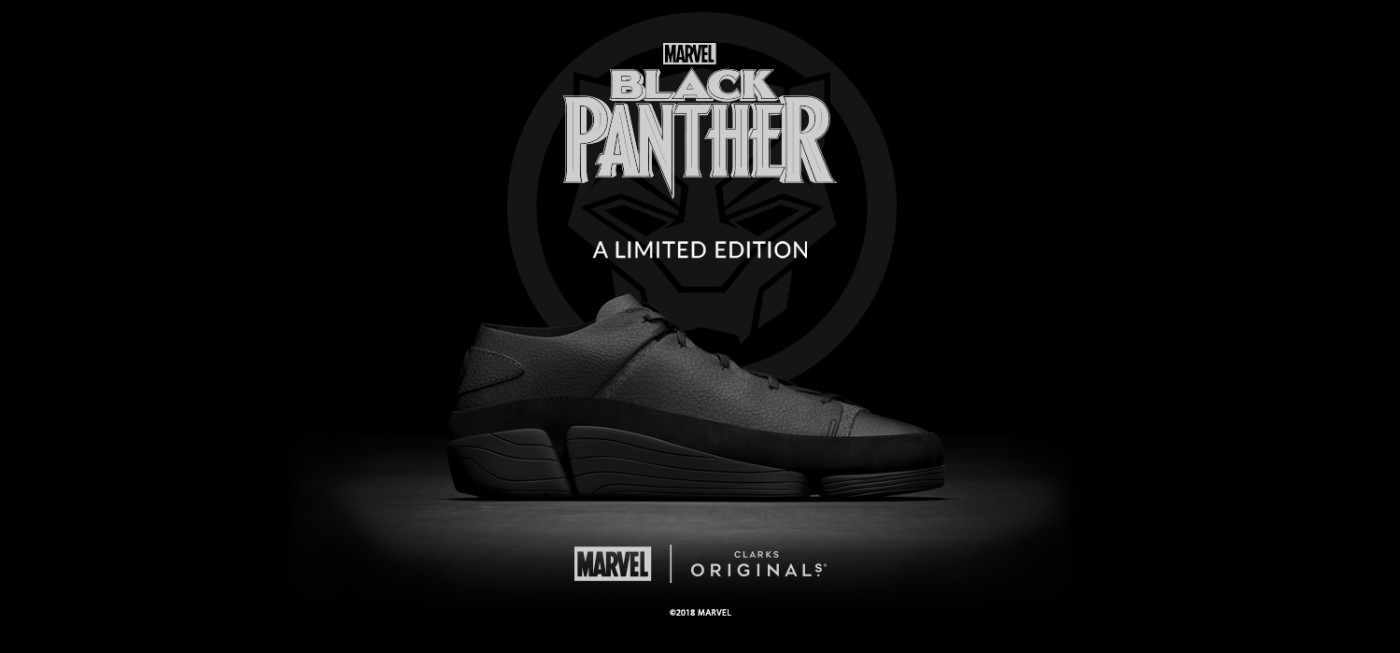 clarks black panther shoes