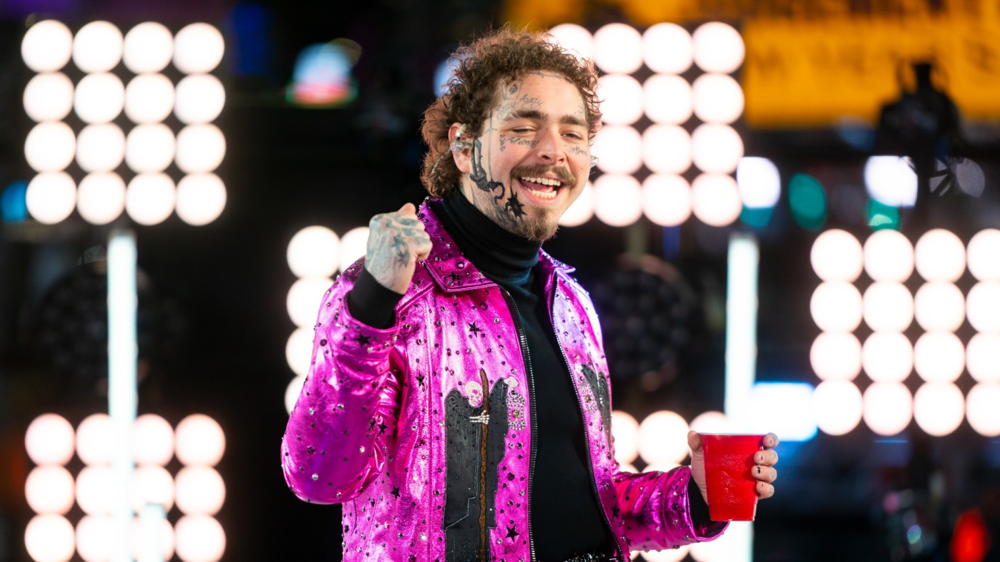 Post Malone Adds Bloody Saw Blade To Collection Of Face Tattoos Complex
