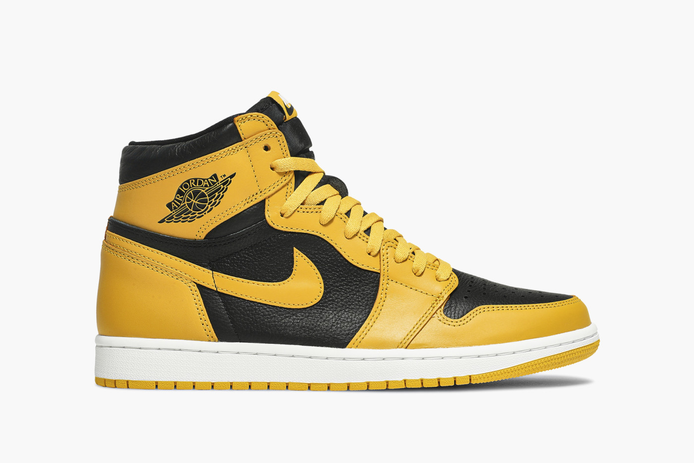 black and yellow jordans men