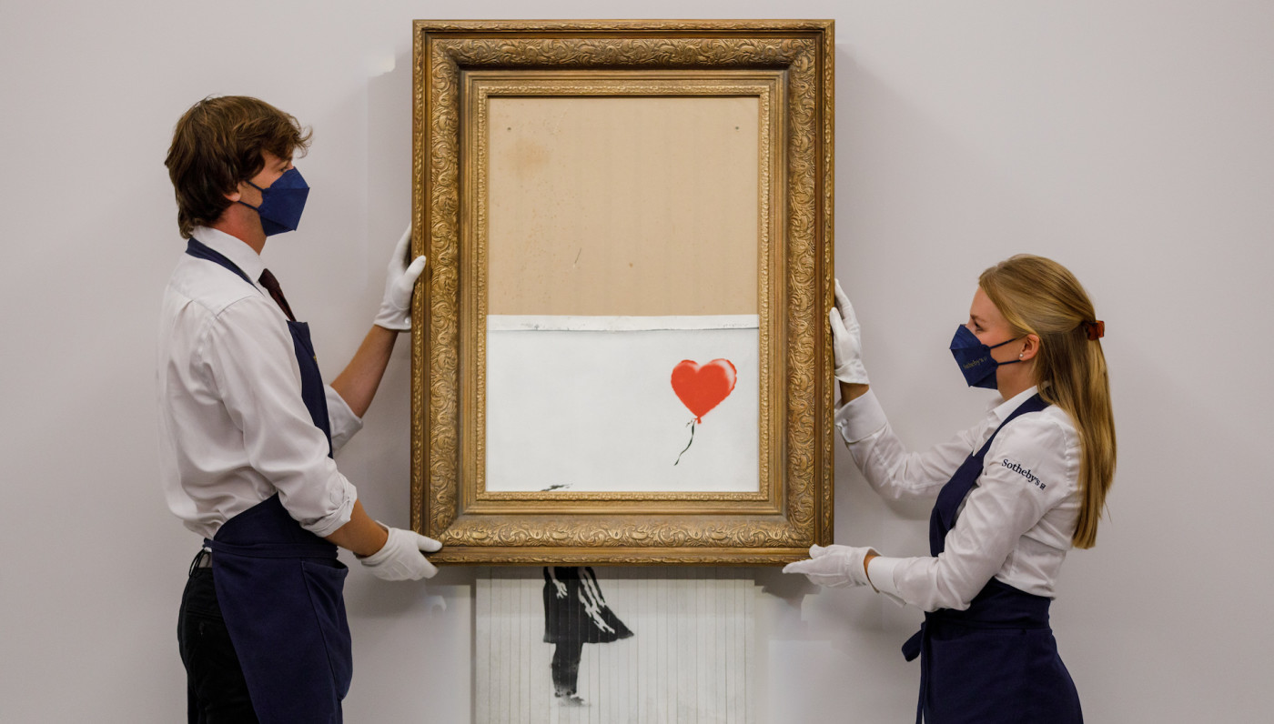 Banksy's Shredded Painting Auctioned Off for Record $25.4 Million