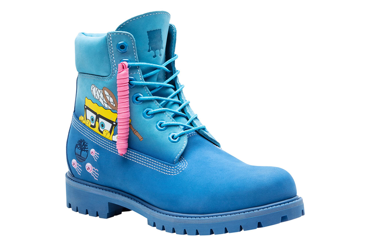 blue and red timbs