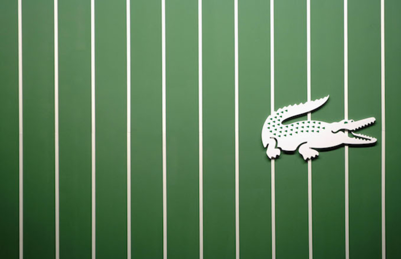 lacoste swaps crocodile logo